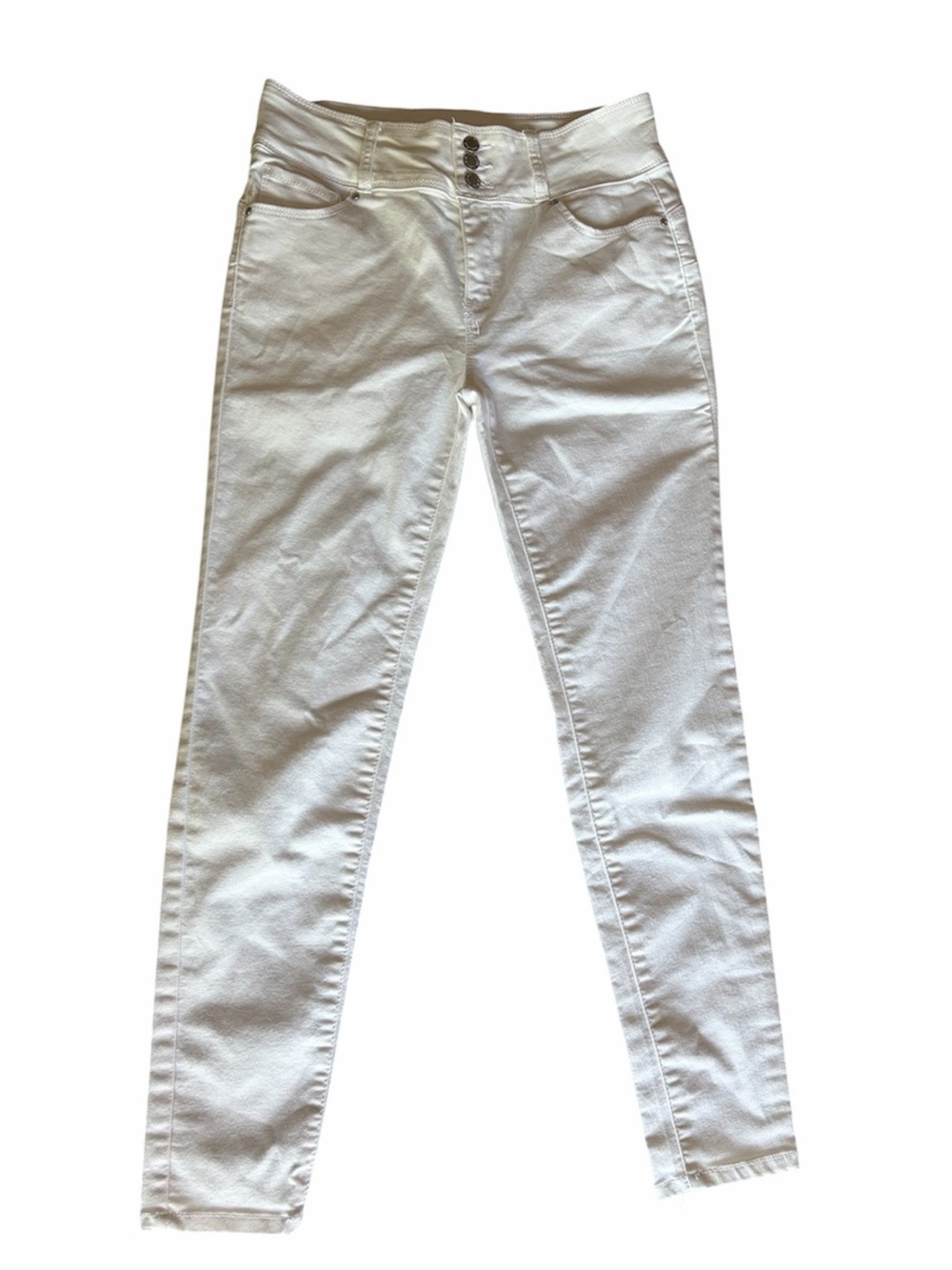 Wax Jean Women's White Skinny Jeans​